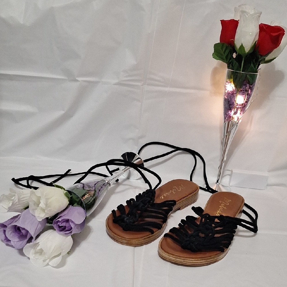 Matisse Black and Brown Women's Sandals